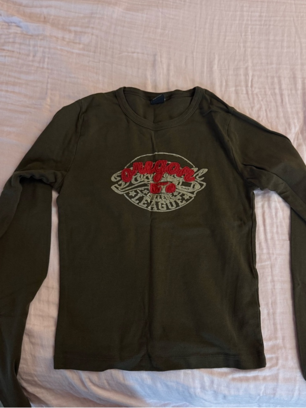 Urban Outfitters Brown Graphic Long Sleeve